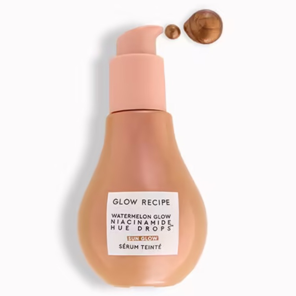 🆕GLOW RECIPE: Watermelon Glow Hue Drops Tinted Serum- Sun Glow FULL SIZE